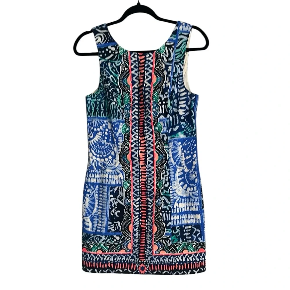 Lilly Pulitzer Mila Stretch Shift Dress Leied Back Engineered Size 2 EUC - Picture 2 of 11